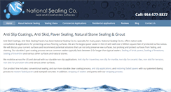Desktop Screenshot of nationalsealing.com