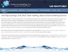 Tablet Screenshot of nationalsealing.com